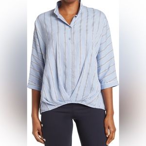 Patrizia Luca Untuck Popover Blouse